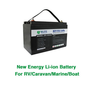 batería Bluetooth opcional de la caravana de 1280Wh 12V 100Ah LFP lifepo4