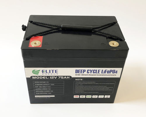 Energía recargable profunda de la batería de litio del ciclo 12V 75Ah 960Wh