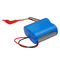 El PVC portátil ligero 5000 de 6V 6Ah Li Ion Battery Blue completa un ciclo